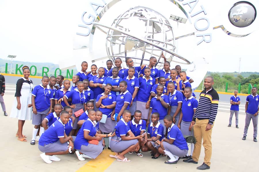 Students playing sports